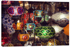 Canvastavla  Oriental lamps