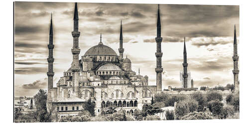 Gallery Print Blaue Moschee in Sepia