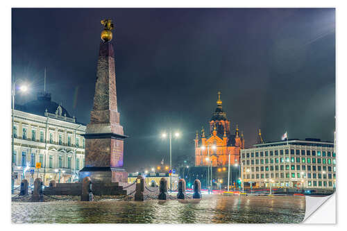 Sisustustarra Alexander column in Helsinki