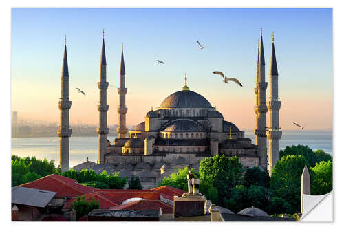 Wall sticker The blue mosque in Istanbul