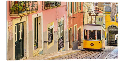 Gallery print Yellow tram in Lisbon