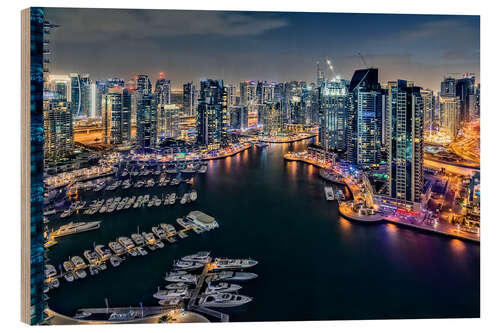 Trebilde Dubai Marina at dawn