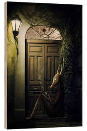 Tableau en bois Shaman