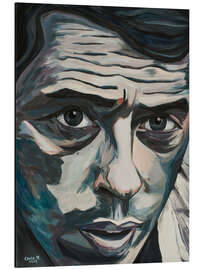 Magnettafel Ne me Quitte Pas, Jacques Brel portrait