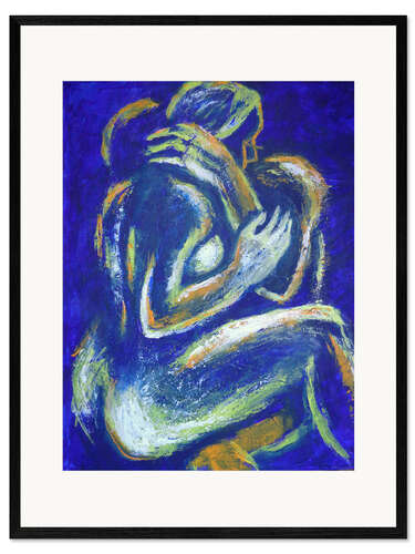 Impression artistique encadrée Lovers - Night Of Passion II