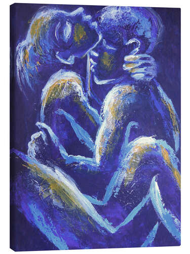 Tableau sur toile Lovers - Night Of Passion IV