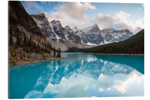 Galleriprint Autumnal sunset at Moraine lake, Canada