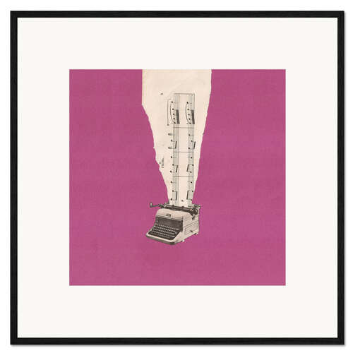 Framed art print Typewriter