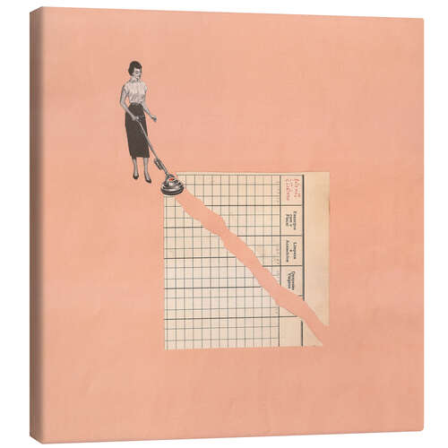 Canvas print vacuum