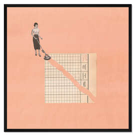 Gerahmter Kunstdruck vacuum