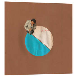 Foam board print Blue Moon