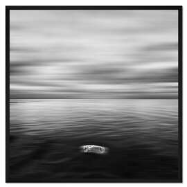 Gerahmter Kunstdruck Himmel und Meer in Dänemark