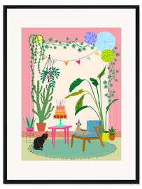 Gerahmter Kunstdruck Kleine Geburtstagsfeier