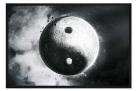 Gerahmter Kunstdruck Yin Yang