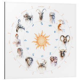 Magnettafel Sternzeichenkreis