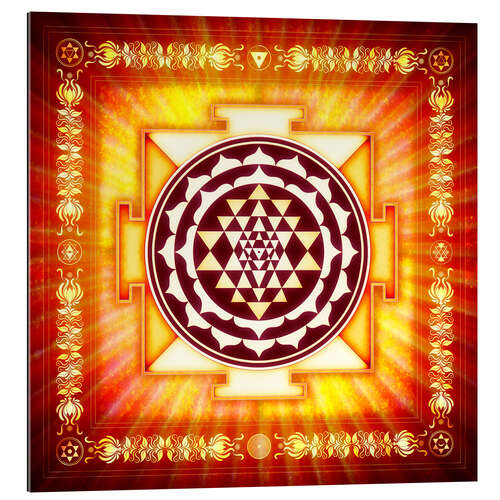 Gallery print Sri Yantra Energy Light