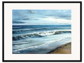 Gerahmter Kunstdruck Nordsee