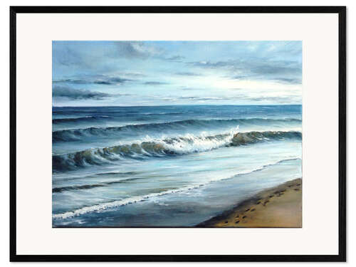 Framed art print North Sea