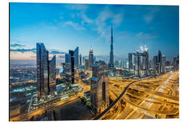 Magnettafel Dubai City lights