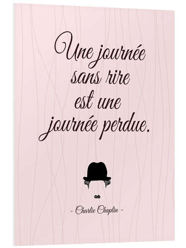 Tableau en PVC Un jour sans rire 
