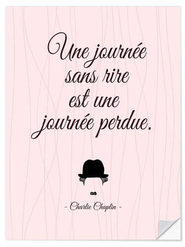 Sticker mural Un jour sans rire 