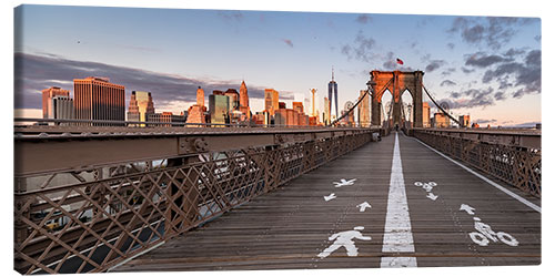 Canvas print Brooklyn Bridge New York