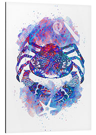 Cuadro de aluminio Psychedelic Crab