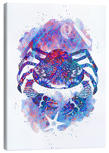 Canvas print Psychedelic Crab