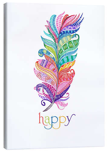 Canvas print Happy