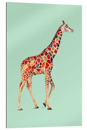 Gallery print COLORED GIRAFFE