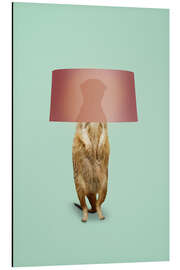 Tableau en aluminium MEERKAT LAMP