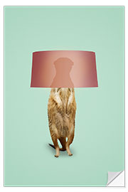 Wall sticker MEERKAT LAMP