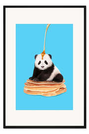 Gerahmter Kunstdruck Pancake Panda