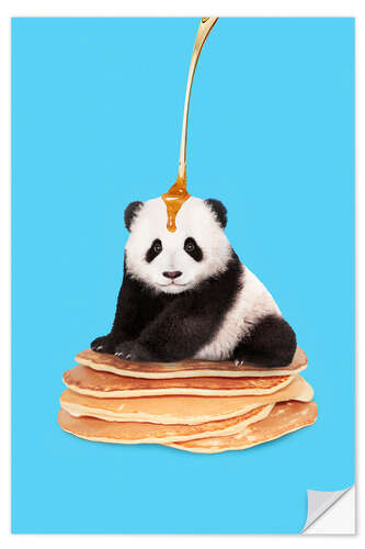 Naklejka na ścianę PANCAKE PANDA