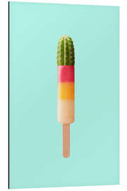 Tableau en aluminium Glace cactus - Jonas Loose