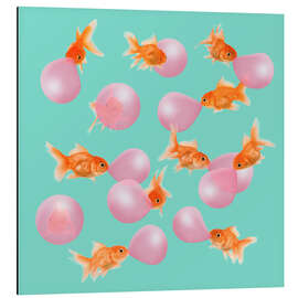 Magnettafel Kaugummi-Goldfische