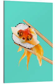 Aluminium print SUSHI GOLDFISH