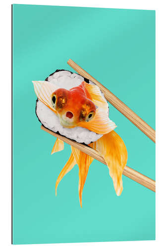 Stampa su plexi-alluminio SUSHI GOLDFISH