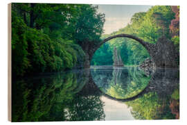 Tableau en bois Devil&#039;s Bridge