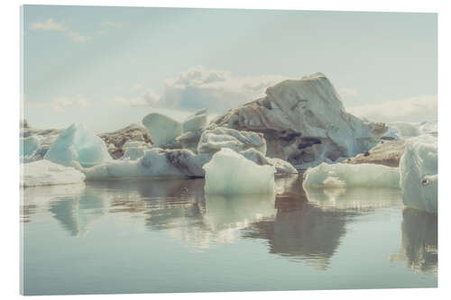 Acrylglas print Icebergs XII