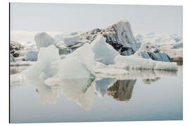 Aluminium print Icebergs V