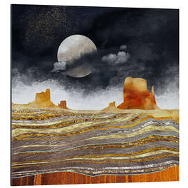 Magnettafel Metallische Wüste