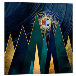 Quadro em acrílico Metallic Peaks - SpaceFrog Designs