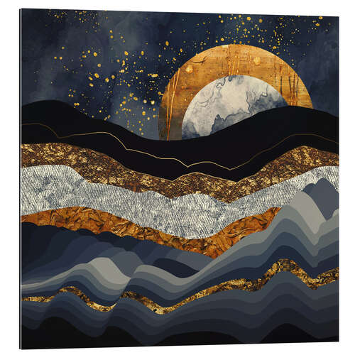 Gallery print Metallic Mountains