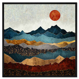 Gerahmter Kunstdruck Bernstein-Dämmerung