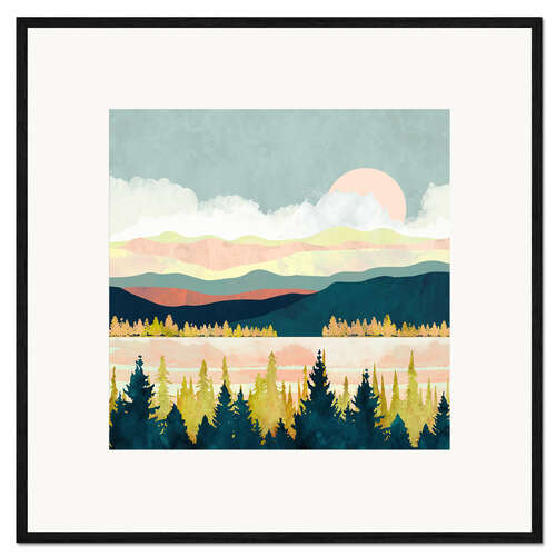 Framed art print Lake Forest