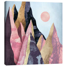 Canvas print Mauve Peaks