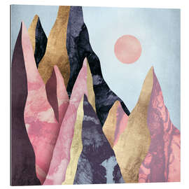 Gallery print Mauve Peaks