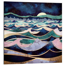 Magnettafel Mondlicht Ozean