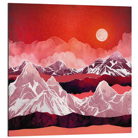 Magnettafel Scharlachrotes Glühen